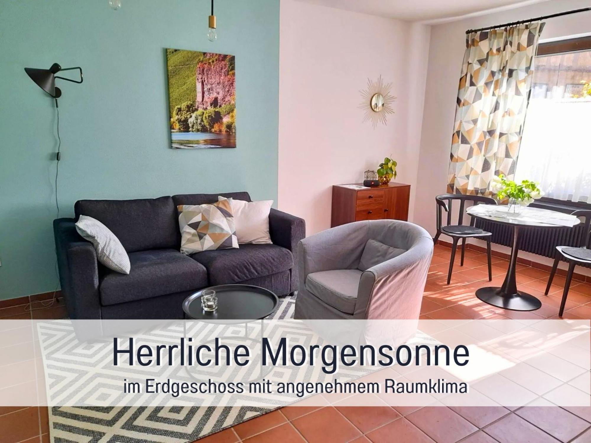 Ferienhaus Schwaab-Scherr, Genau Zwischen Bernkastel-Kues Und Traben-Trarbach, Mit Kostenlosem Oepnv-Ticket Fuer Bus Und Bahn, Parkplaetzen, Fahrradgarage Und Vielen Tipps Erden Luaran gambar
